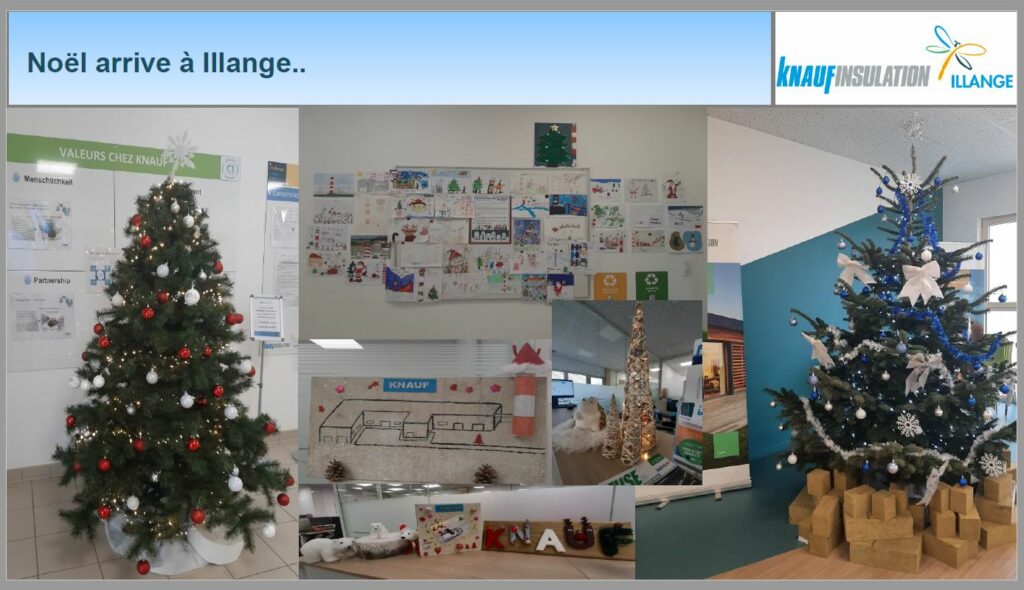 Noël à l'usine Knauf Insulation Illange