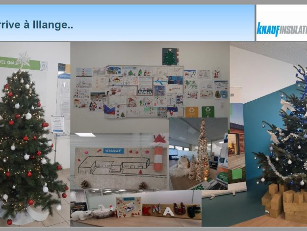 Noël à l'usine Knauf Insulation Illange